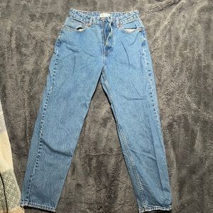 Zara Mom Jeans Medium Wash